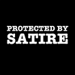 Load image into Gallery viewer, PROTECTED BY SATIRE (FRONT) -F.U. (BACK)