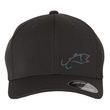 Load image into Gallery viewer, Flexfit Hat Black-GRAY SIDE LOGO- Item #23495