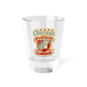 CHICAGO HANDSHAKE Shot Glass, 1.5oz