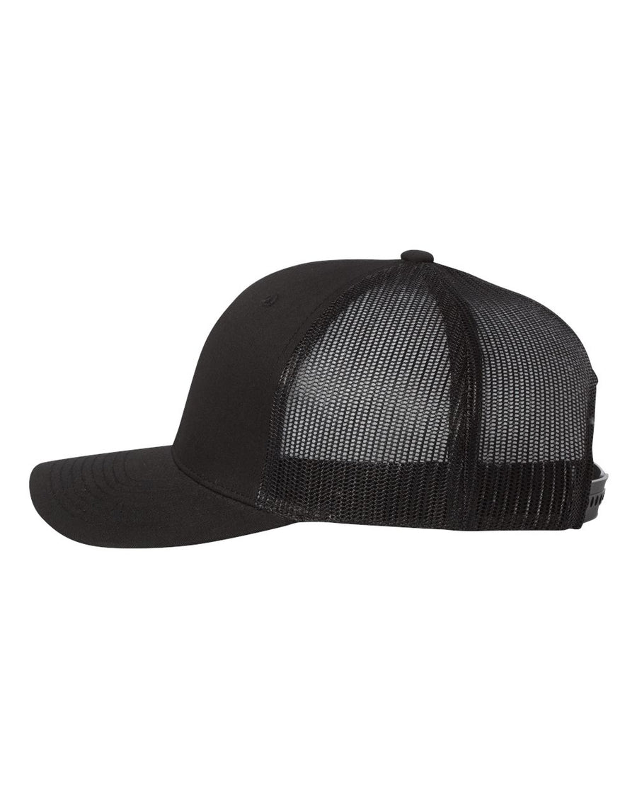 Trucker Hat Black-OSIMI- Item #43195