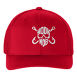 Load image into Gallery viewer, HOOK MOB SIDE LOGO Flexfit Trucker Cap
