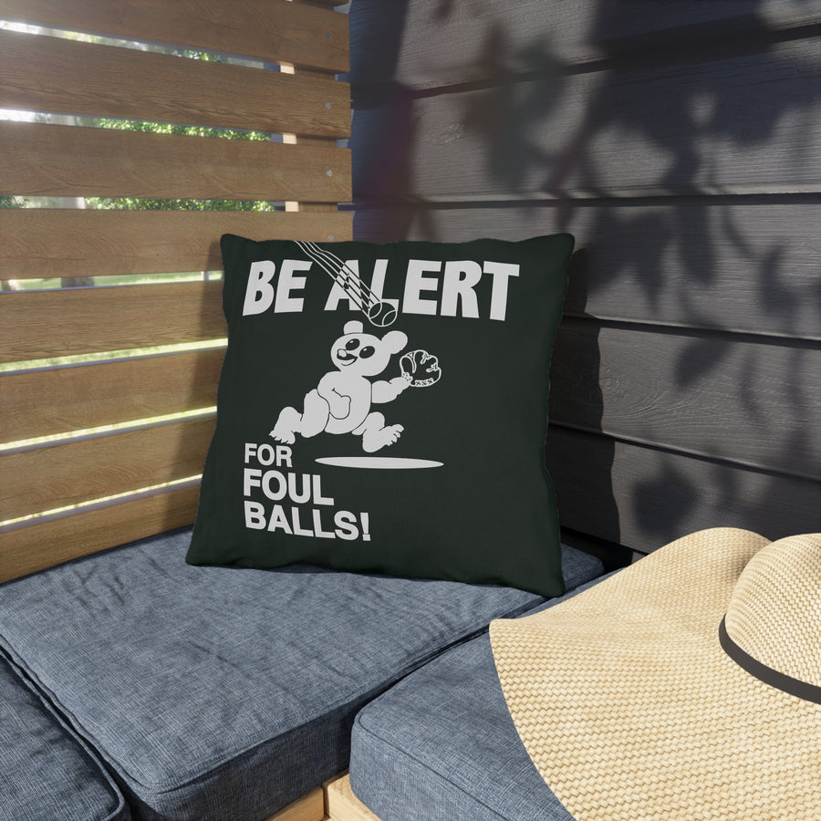 BE ALERT-WIN Outdoor Pillow Dual Sided Pillow