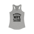 Load image into Gallery viewer, Tank Top MY HUSBAND&#39;S WIFE IS F*CKING AWESOME TANK.
