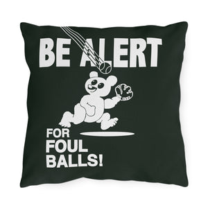 BE ALERT-WIN Outdoor Pillow Dual Sided Pillow