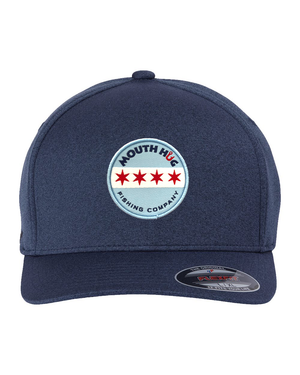 FLEXFIT Hat Navy- CHICAGO FLAG- Item #87095