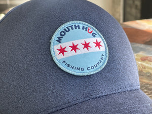 FLEXFIT Hat Navy- CHICAGO FLAG- Item #87095