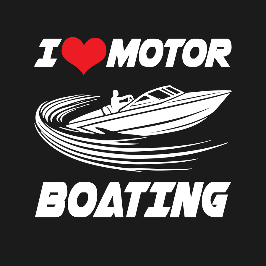 I LOVE MOTOR BOATING T-Shirt
