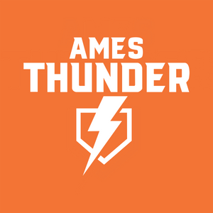 AMES THUNDER ORANGE FLAG