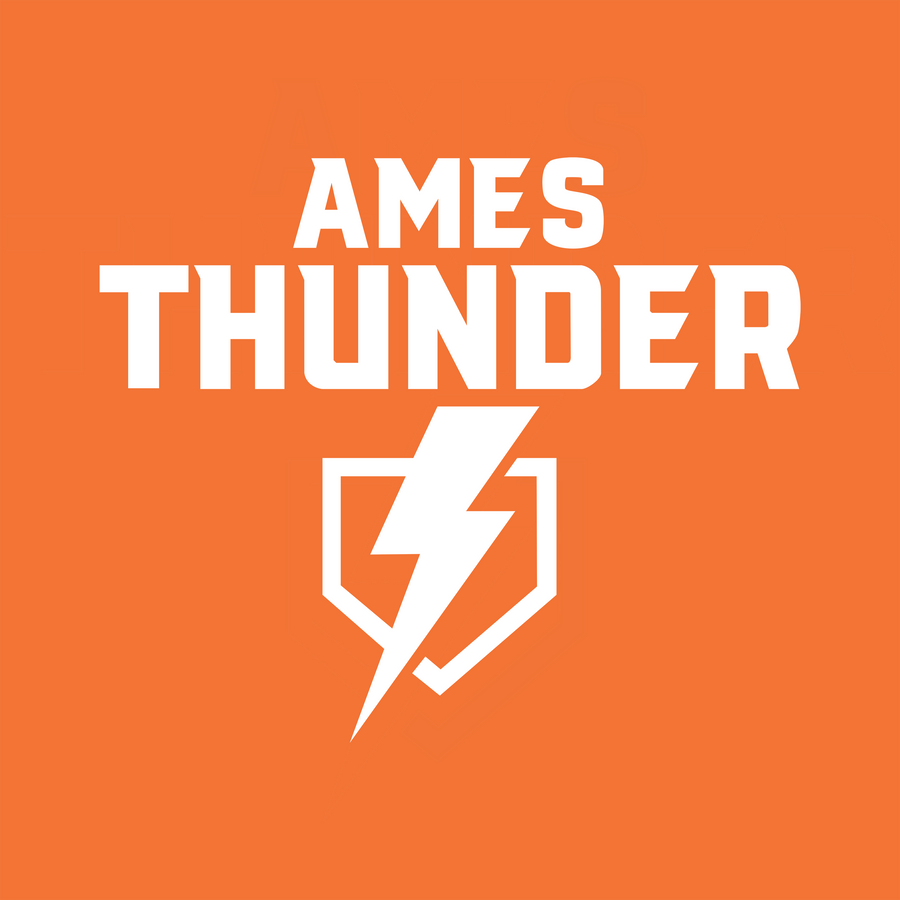 AMES THUNDER ORANGE FLAG