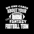 Load image into Gallery viewer, T-Shirt NO ONE CARES ABOUT YOUR STUPID FANTASY FOOTBALL TEAM.
