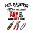 Load image into Gallery viewer, PAUL MACGYVER V-Neck T-Shirt
