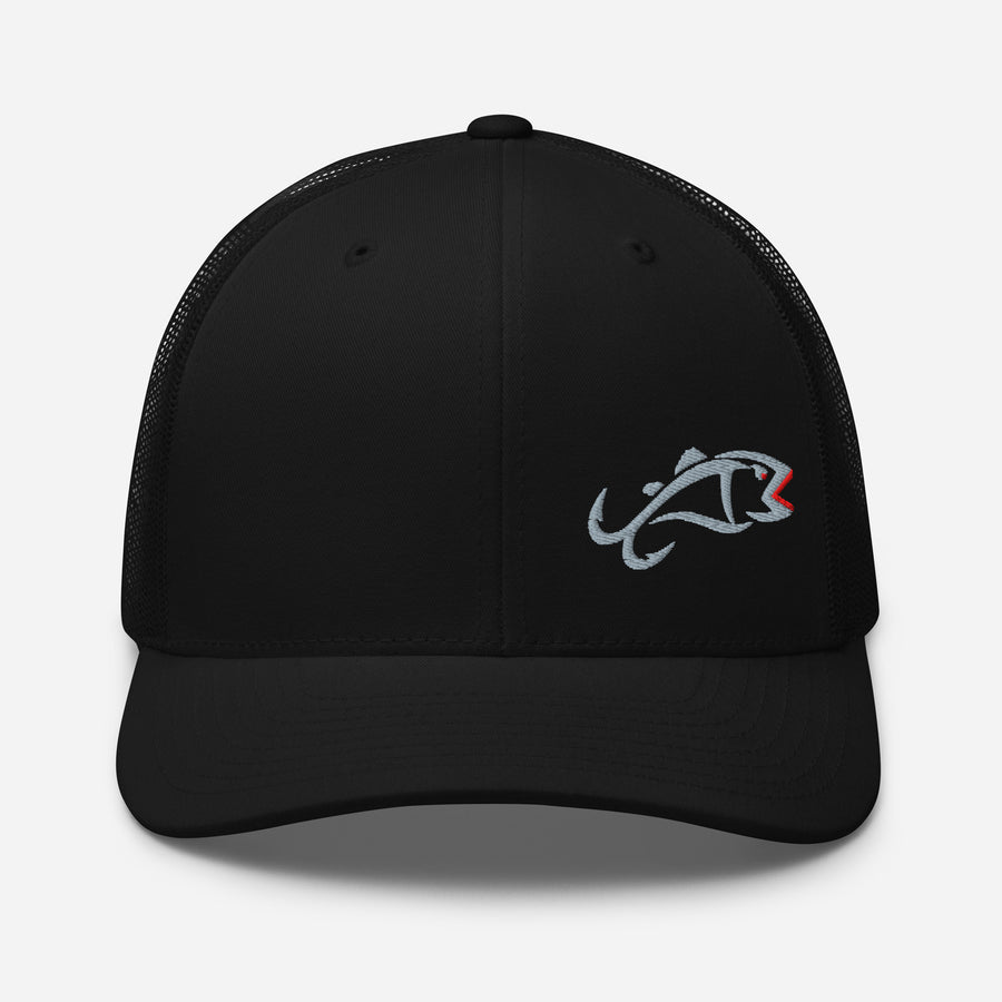  MH Trucker Hat-Gray Logo.
