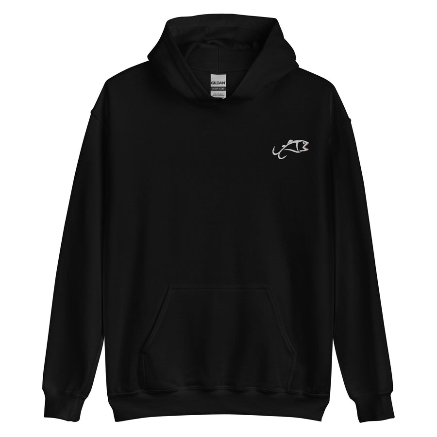 Unisex Hoodie (Front Logo Embroidery with Back Logo Print)