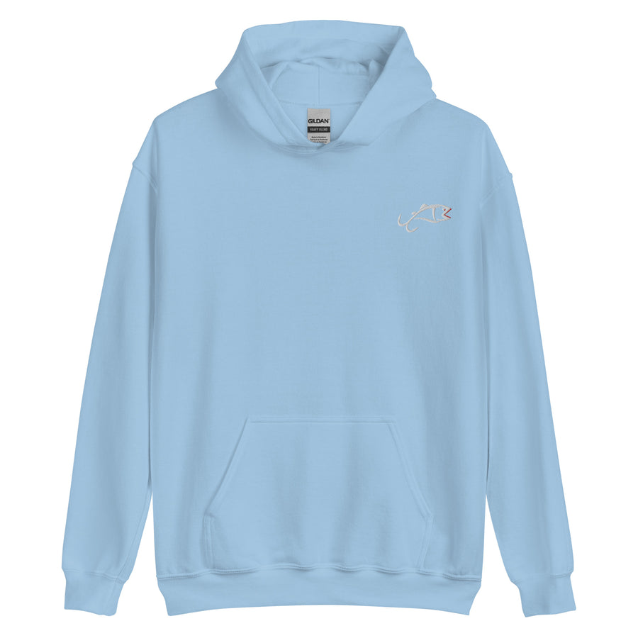 Hoodie (Front Logo Embroidery with Back Logo Print)