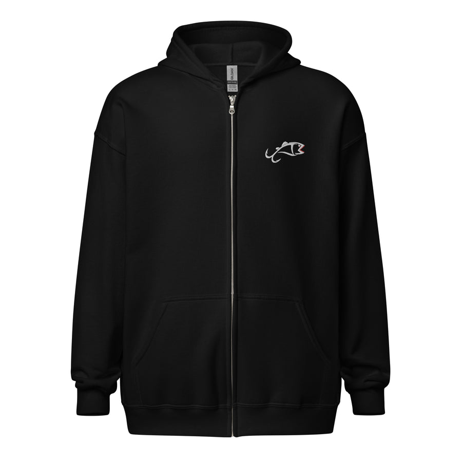 Zip Hoodie (Embroidery)  LOGO ON FRONT ONLY