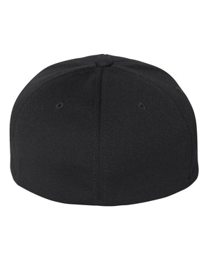 Flexfit Hat Black-GRAY SIDE LOGO- Item #23495