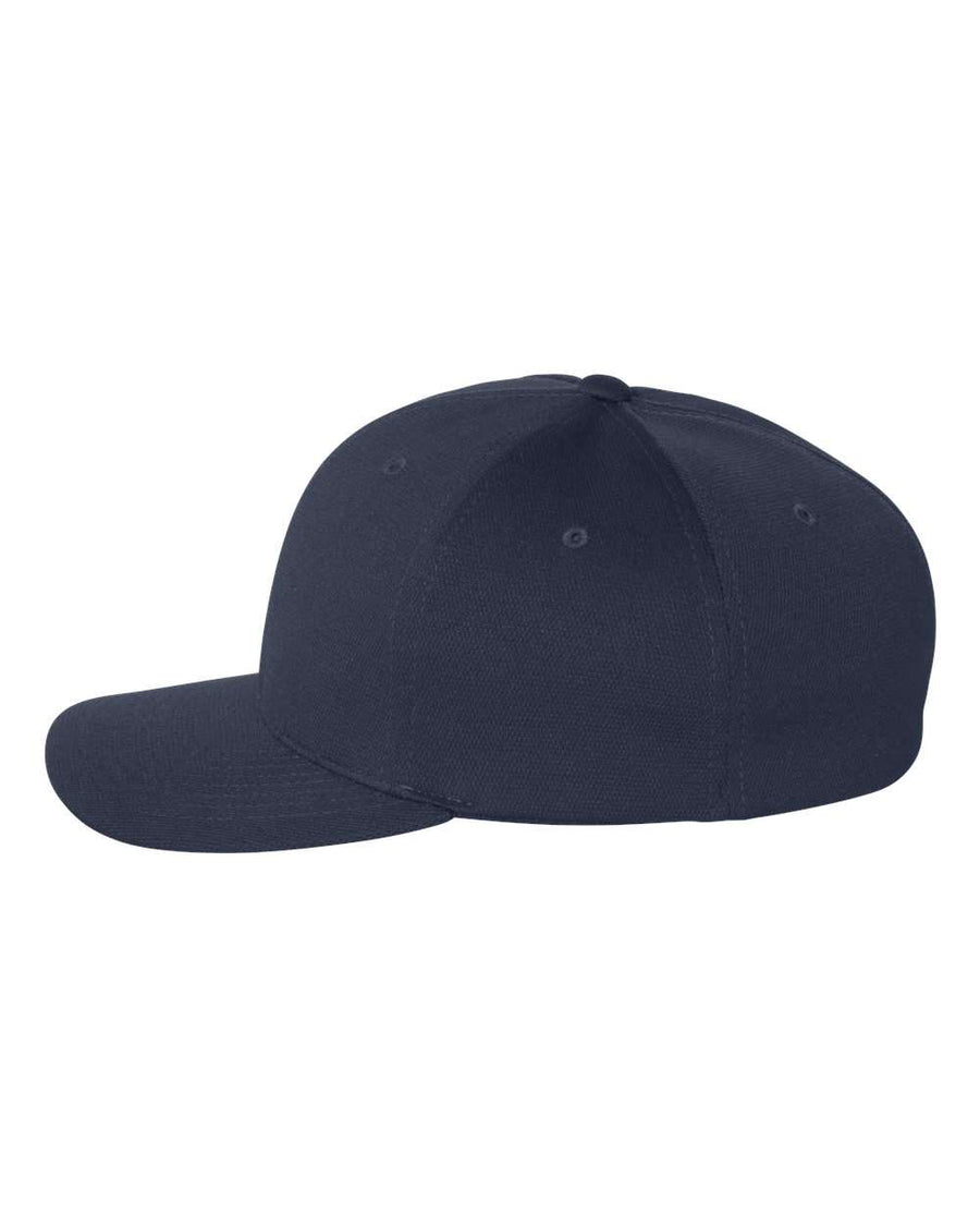 Flexfit Hat Navy-WHITE SIDE LOGO- Item #23495